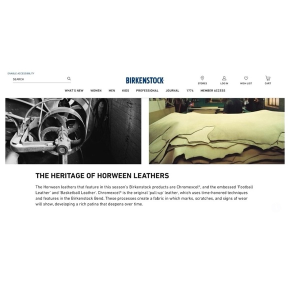 Birkenstock (NWT) Limited Edition, Horween Leather Arizona Sandals Size 41 - Picture 7 of 11